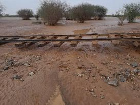 SUDAN-ABU HAMAD-FLOODS-AFTERMATH