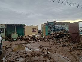 SUDAN-ABU HAMAD-FLOODS-AFTERMATH