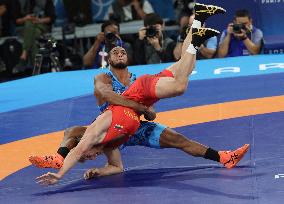 (PARIS2024) FRANCE-PARIS-OLY-WRESTLING