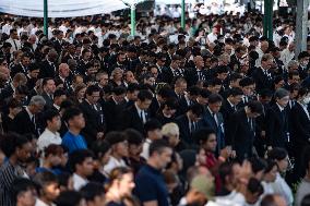 JAPAN-HIROSHIMA-ATOMIC BOMBING-79TH ANNIVERSARY