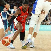 Paris 2024: Men's Basketball Quarterfinal: France 82:73 Canada