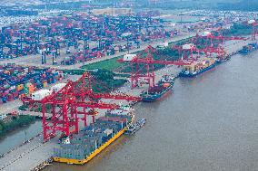 Longtan Container Terminal of Nanjing Port