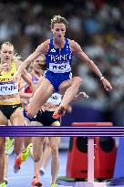 Paris 2024 - France’s Alice Finot Finishes 4th In The 3000m Steeple Chase