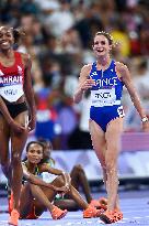 Paris 2024 - France’s Alice Finot Finishes 4th In The 3000m Steeple Chase