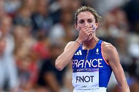 Paris 2024 - France’s Alice Finot Finishes 4th In The 3000m Steeple Chase