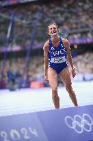 Paris 2024 - France’s Alice Finot Finishes 4th In The 3000m Steeple Chase