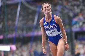 Paris 2024 - France’s Alice Finot Finishes 4th In The 3000m Steeple Chase