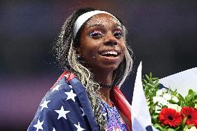 Paris 2024 - USA’s Gabrielle Thomas Takes Gold In 200m