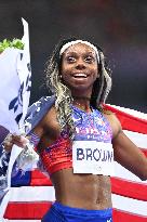 Paris 2024 - USA’s Gabrielle Thomas Takes Gold In 200m