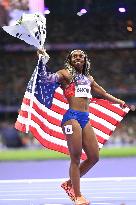 Paris 2024 - USA’s Gabrielle Thomas Takes Gold In 200m