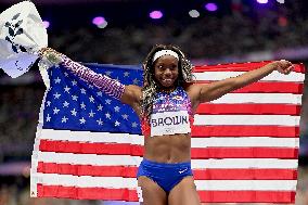 Paris 2024 - USA’s Gabrielle Thomas Takes Gold In 200m