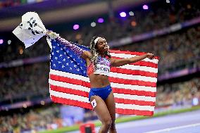 Paris 2024 - USA’s Gabrielle Thomas Takes Gold In 200m