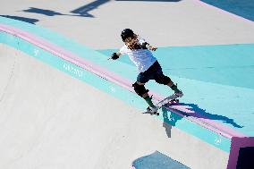 Paris 2024 - Australia’s Arisa Trew Takes Gold In Park Skateboarding