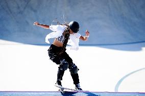 Paris 2024 - Australia’s Arisa Trew Takes Gold In Park Skateboarding