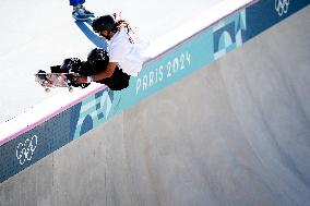 Paris 2024 - Australia’s Arisa Trew Takes Gold In Park Skateboarding