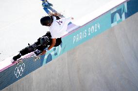 Paris 2024 - Australia’s Arisa Trew Takes Gold In Park Skateboarding