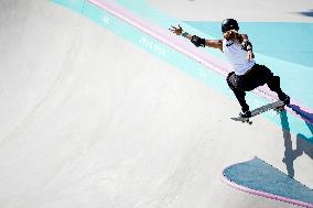 Paris 2024 - Australia’s Arisa Trew Takes Gold In Park Skateboarding