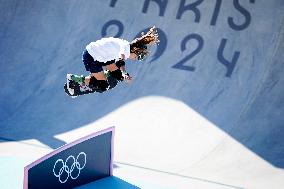 Paris 2024 - Australia’s Arisa Trew Takes Gold In Park Skateboarding