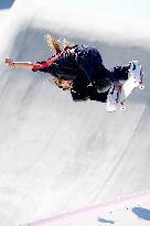 Paris 2024 - Australia’s Arisa Trew Takes Gold In Park Skateboarding