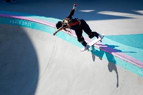 Paris 2024 - Australia’s Arisa Trew Takes Gold In Park Skateboarding