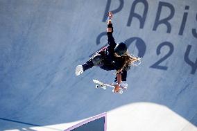 Paris 2024 - Australia’s Arisa Trew Takes Gold In Park Skateboarding