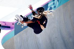 Paris 2024 - Australia’s Arisa Trew Takes Gold In Park Skateboarding