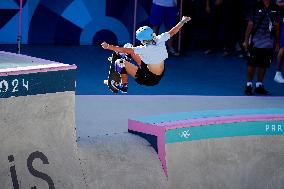 Paris 2024 - Australia’s Arisa Trew Takes Gold In Park Skateboarding