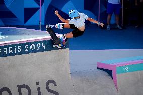 Paris 2024 - Australia’s Arisa Trew Takes Gold In Park Skateboarding