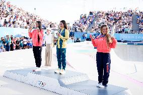 Paris 2024 - Australia’s Arisa Trew Takes Gold In Park Skateboarding