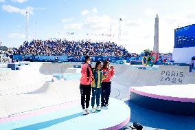 Paris 2024 - Australia’s Arisa Trew Takes Gold In Park Skateboarding