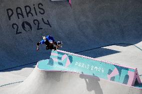 Paris 2024 - Australia’s Arisa Trew Takes Gold In Park Skateboarding