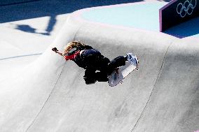 Paris 2024 - Australia’s Arisa Trew Takes Gold In Park Skateboarding