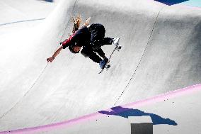 Paris 2024 - Australia’s Arisa Trew Takes Gold In Park Skateboarding