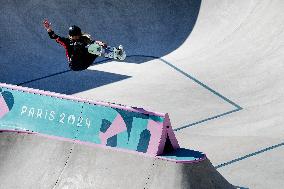 Paris 2024 - Australia’s Arisa Trew Takes Gold In Park Skateboarding