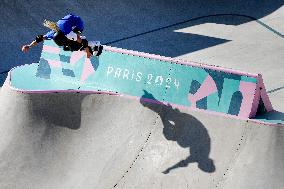 Paris 2024 - Australia’s Arisa Trew Takes Gold In Park Skateboarding