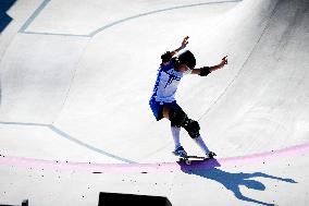 Paris 2024 - Australia’s Arisa Trew Takes Gold In Park Skateboarding