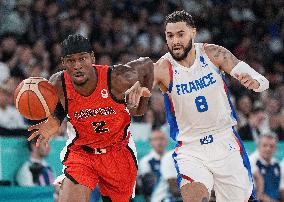 Paris 2024 - France Defeat Canada In Their Basketball Quarter Final