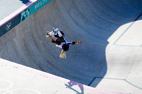 Paris 2024 - Australia’s Arisa Trew Takes Gold In Park Skateboarding