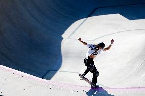 Paris 2024 - Australia’s Arisa Trew Takes Gold In Park Skateboarding