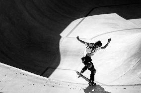 Paris 2024 - Australia’s Arisa Trew Takes Gold In Park Skateboarding