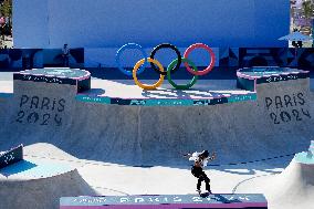 Paris 2024 - Australia’s Arisa Trew Takes Gold In Park Skateboarding