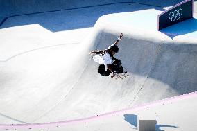 Paris 2024 - Australia’s Arisa Trew Takes Gold In Park Skateboarding