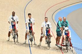 Paris 2024 - Netherlands Take Gold In Men’s Track Cycling Team Sprint