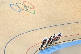 Paris 2024 - Netherlands Take Gold In Men’s Track Cycling Team Sprint