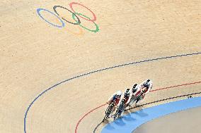 Paris 2024 - Netherlands Take Gold In Men’s Track Cycling Team Sprint