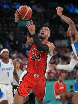 Paris 2024 - France Defeat Canada In Their Basketball Quarter Final