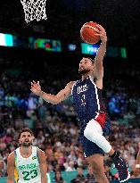 Paris 2024 - USA Defeat Brazil In Their Basketball Quarter Final