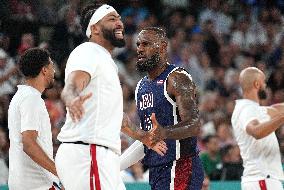 Paris 2024 - USA Defeat Brazil In Their Basketball Quarter Final