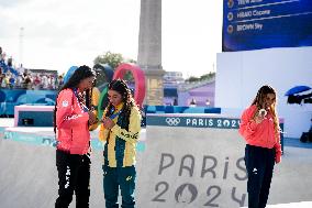 Paris 2024 - Australia’s Arisa Trew Takes Gold In Park Skateboarding