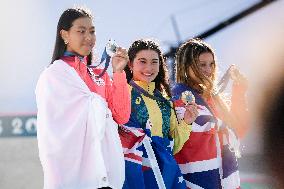 Paris 2024 - Australia’s Arisa Trew Takes Gold In Park Skateboarding